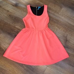 LIKE NEW! Neon Coral Pink Dress
